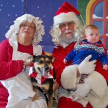 Image from the Photos with Mr. & Mrs. Santa Paws event on December 17, 2016